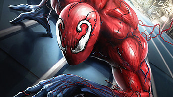 Toxic Spider, spiderman, superheroes, artwork, digital-art, art, artstation HD wallpaper