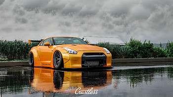 Nissan GTR Liberty Walk HD wallpaper
