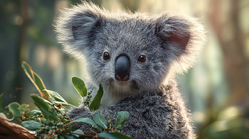 Koala – Adorable Wildlife Close-Up, Animal, koala, marsupial, Wildlife HD wallpaper
