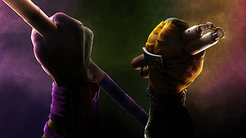 Donatello Michelangelo Ninja Turtles, teenage-mutant-ninja-turtles, ninja-turtle, movies, 2016-movies HD wallpaper