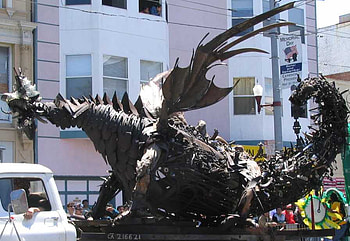 There be Dragons on this here Day!, sculpture, dragons, ghidra, beasties HD wallpaper