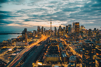 Cities, Lights, Road, Night City, Tower HD wallpaper