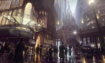 Steampunk Trip, Abstract, Steampuk, People, Trip, Fantasy HD wallpaper