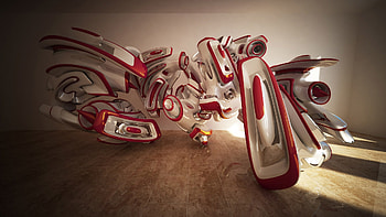 3D in My Livingroom, , livingroom, abstract, 3d HD wallpaper