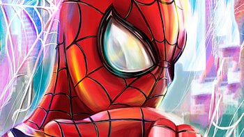 Spiderman Paint Art, spiderman, superheroes, artwork, artist, digital-art, behance HD wallpaper