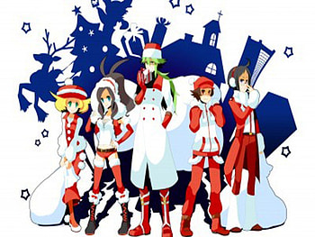 A Black and White Christmas, , anime, pokemon, black and white HD wallpaper