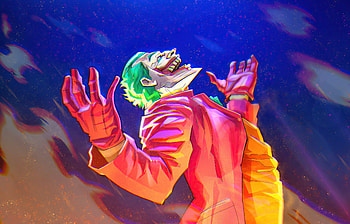 The Joker Laugh, joker, superheroes, artist, artwork, digital-art, artstation HD wallpaper