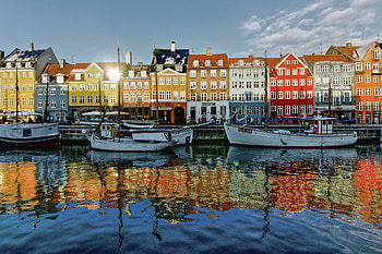Copenhagen , Varied cityscapes, Danish urban beauty, Creative visuals HD wallpaper