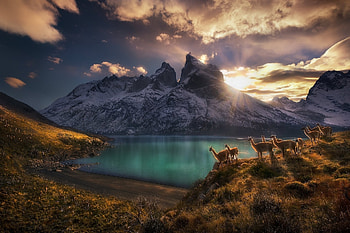 Torres del Paine National Park , Posted by Sarah Peltier HD wallpaper
