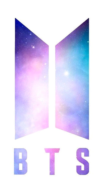BTS logo, magenta, BTS HD phone wallpaper