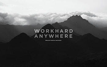 Work Hard Anywhere—White Stairs HD wallpaper