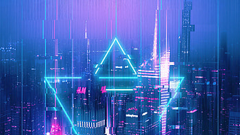 City glitch, Abstract , Futuristic vibes, Visual modification HD wallpaper