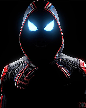 Spiderman Black, spidy, sq7 HD phone wallpaper