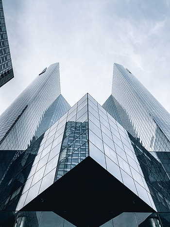 Architecture, Building, Miscellanea, Miscellaneous, Facade, Modern, Up To Date, Mirror, Mirrored HD phone wallpaper