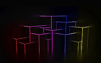 Abstract, Shine, Light, Lines, Neon, Space, Shapes, Shape HD wallpaper