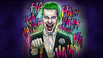 Jared Leto Haunting Joker, jared-leto, joker, supervillain, superheroes, artist, artwork, digital-art HD wallpaper