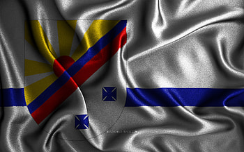 Teixeira de Freitas flag, , silk wavy flags, brazilian cities, Day of Teixeira de Freitas, Flag of Teixeira de Freitas, fabric flags, 3D art, Teixeira de Freitas, cities of Brazil, Teixeira de Freitas 3D flag HD wallpaper