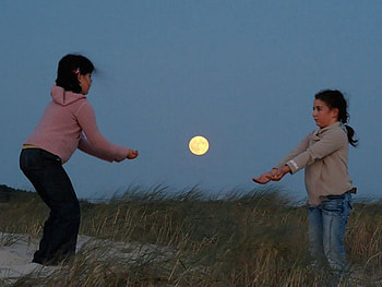 Moon Ball, cool, moon, , ball HD wallpaper