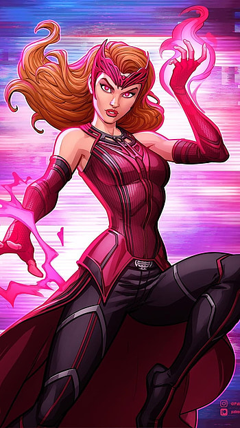 Scarlet Witch, Supergirl HD phone wallpaper