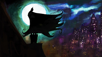Batman Gotham City, batman, superheroes, artwork, digital-art HD wallpaper
