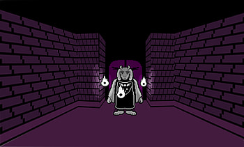 I made a Toriel battle ... HD wallpaper