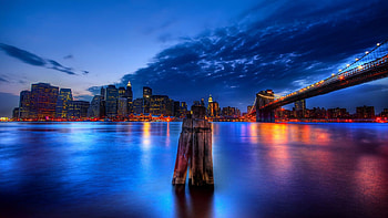 city scape, colourful, city, nice, sunset HD wallpaper