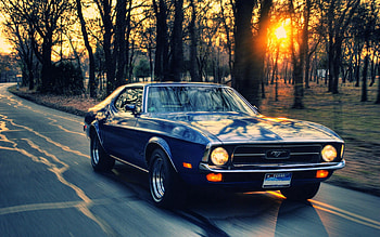 Auto, Cars, Traffic, Movement, Ford Mustang HD wallpaper