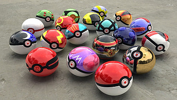 Pokeballs 715730 HD wallpaper