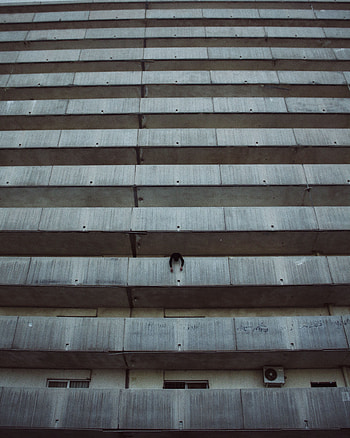 Architecture, Building, Miscellanea, Miscellaneous, Human, Person, Multi-Storey, Multistory, Balconies HD phone wallpaper