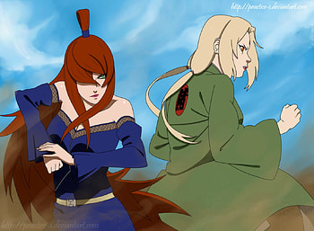 mizukage and hokage, anime, other, naruto, cute, girls HD wallpaper