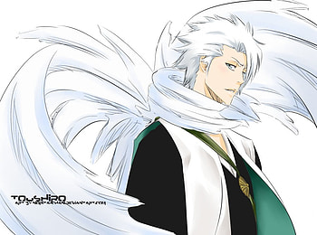 Hitsugaya Toushirou, wings, toushirou hitsugaya, soul reapers, white background, toshiro, haori, shinigami, bleach, lone, anime, white hair, male, toushirou, spiky hair HD wallpaper