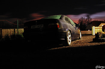 318Is, night, bmw, 318, e36 HD wallpaper