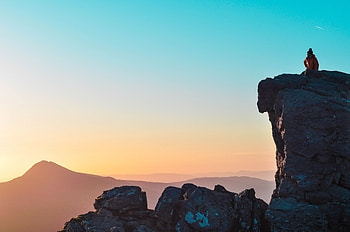 Nature, Mountains, Rock, Silhouette, Height, Stone HD wallpaper