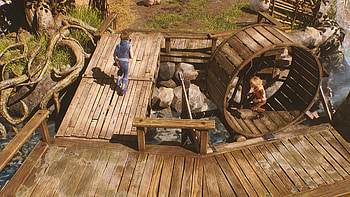 Brothers: A Tale of Two Sons Remake – Enchanting Mill Scene, video game, Brothers: A Tale of Two Sons Remake HD wallpaper