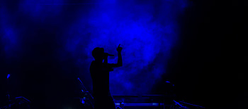 Music, Smoke, Silhouette, Singer HD wallpaper