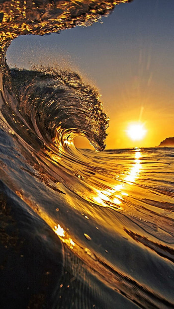 Nature, Sunrise, Water HD phone wallpaper
