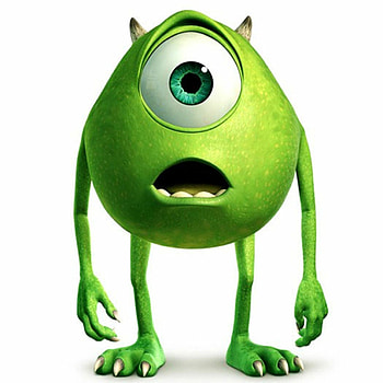 Mike Wazowski, Sully's friend, Monsters Inc. movie, Eye-catching HD phone wallpaper