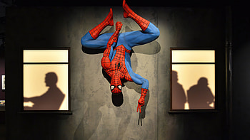 Spiderman Hanging, spiderman, superheroes HD wallpaper
