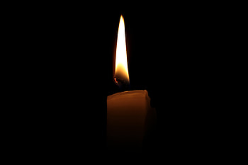 Dark, Dark Background, Candle, Wick, Wax HD wallpaper