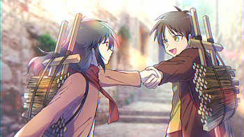 Eren Yeager Mikasa Ackerman Attack On Titan HD wallpaper