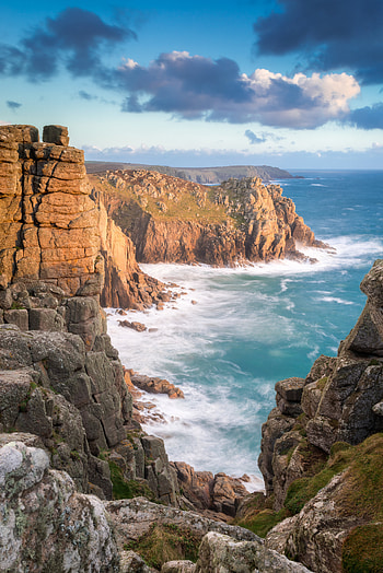 Nature, Sky, Sea, Rocks, Slope HD phone wallpaper