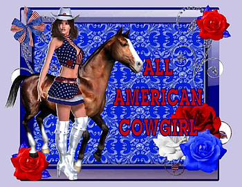 AMERICAN COWGIRL, WHITE, FLOWERS, HORSE, ROSES, COWGIRL, FEMALE, RED, BLUE HD wallpaper