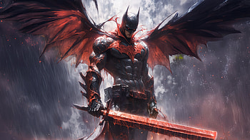 Batman Reborn, batman, superheroes, artwork, art, digital-art, ai, deviantart HD wallpaper