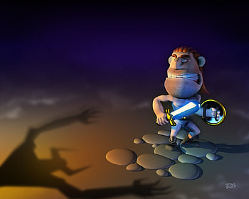 A BRAVE HERO, fighting, hero HD wallpaper