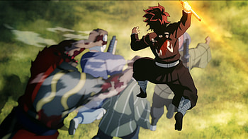 Tanjiro vs Hantengu, Hantengu (Demon Slayer), Demon Slayer: Kimetsu no Yaiba, Tanjiro Kamado, Anime HD wallpaper