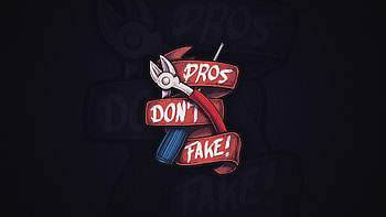 Pros Don't Fake HD wallpaper