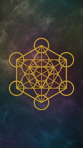 Metatron Cube, spiritual HD phone wallpaper