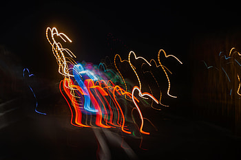 Abstract, Lights, Shine, Light, Blur, Smooth, Long Exposure HD wallpaper