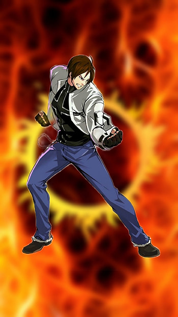 Kyo Nest KOF XIII, cabello, marron HD phone wallpaper