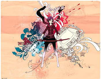 Naoto, anime, fuyumine naoto, blade maiden dogs, mirow shiro, dogs bullets, manga, carnage dogs HD wallpaper